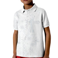 Samoa AIGA Mamanu Siapo Malu Motifs Kid Polo Shirt Lotu a Tamaiti White Ver
