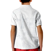 Samoa AIGA Mamanu Siapo Malu Motifs Kid Polo Shirt Lotu a Tamaiti White Ver