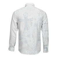Samoa AIGA Mamanu Siapo Malu Motifs Long Sleeve Button Shirt Lotu a Tamaiti White Ver