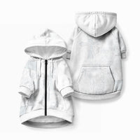 Samoa AIGA Mamanu Siapo Malu Motifs Pet Hoodie Lotu a Tamaiti White Ver
