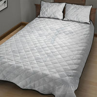 Samoa AIGA Mamanu Siapo Malu Motifs Quilt Bed Set Lotu a Tamaiti White Ver