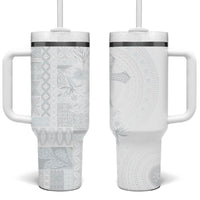 Samoa AIGA Mamanu Siapo Malu Motifs Tumbler With Handle Lotu a Tamaiti White Ver