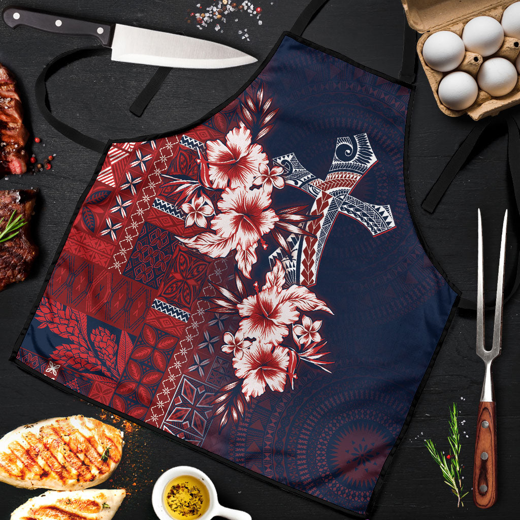 Samoa AIGA Mamanu Siapo Malu Motifs Apron Flag Color