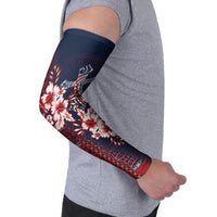 Samoa AIGA Mamanu Siapo Malu Motifs Arm Sleeves Flag Color LT7 - Polynesian Pride