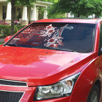 Samoa AIGA Mamanu Siapo Malu Motifs Auto Sun Shade Flag Color