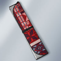 Samoa AIGA Mamanu Siapo Malu Motifs Auto Sun Shade Flag Color