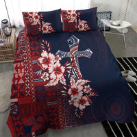 Samoa AIGA Mamanu Siapo Malu Motifs Bedding Set Flag Color