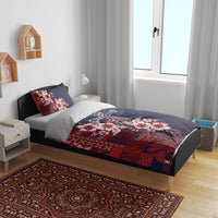 Samoa AIGA Mamanu Siapo Malu Motifs Bedding Set Flag Color