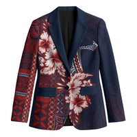 Samoa AIGA Mamanu Siapo Malu Motifs Blazer Flag Color