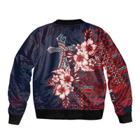 Samoa AIGA Mamanu Siapo Malu Motifs Bomber Jacket Flag Color