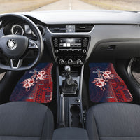Samoa AIGA Mamanu Siapo Malu Motifs Car Mats Flag Color
