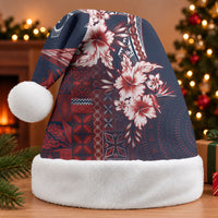 Samoa AIGA Mamanu Siapo Malu Motifs Christmas Santa Hat Flag Color