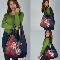 Samoa AIGA Mamanu Siapo Malu Motifs Grocery Bag Flag Color LT7 - Polynesian Pride