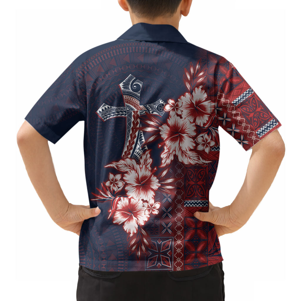 Samoa AIGA Mamanu Siapo Malu Motifs Hawaiian Shirt Flag Color