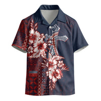 Samoa AIGA Mamanu Siapo Malu Motifs Kid Hawaiian Shirt Flag Color LT7 - Polynesian Pride