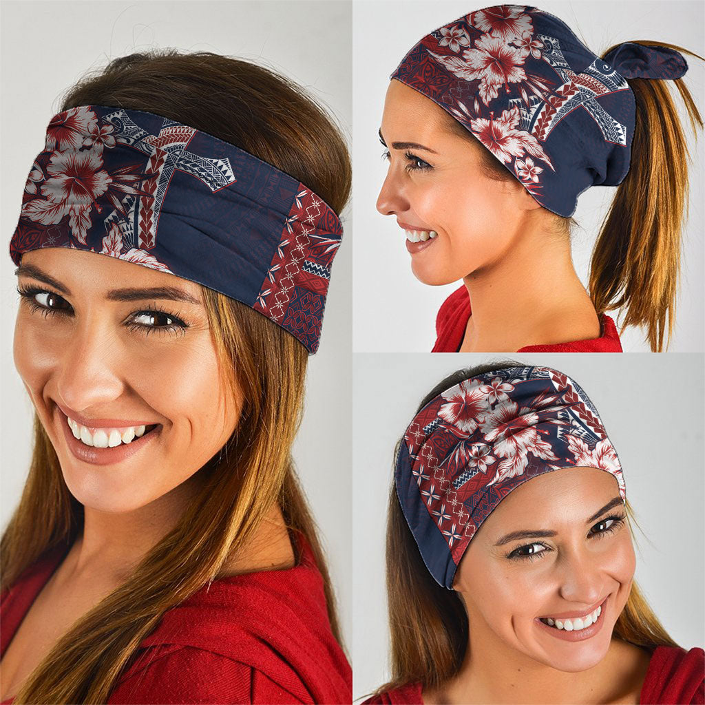 Samoa AIGA Mamanu Siapo Malu Motifs Neck Gaiter Flag Color