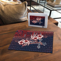 Samoa AIGA Mamanu Siapo Malu Motifs Puzzle Flag Color