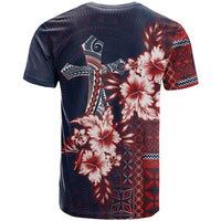 Samoa AIGA Mamanu Siapo Malu Motifs T Shirt Flag Color LT7 - Polynesian Pride