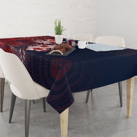 Samoa AIGA Mamanu Siapo Malu Motifs Tablecloth Flag Color