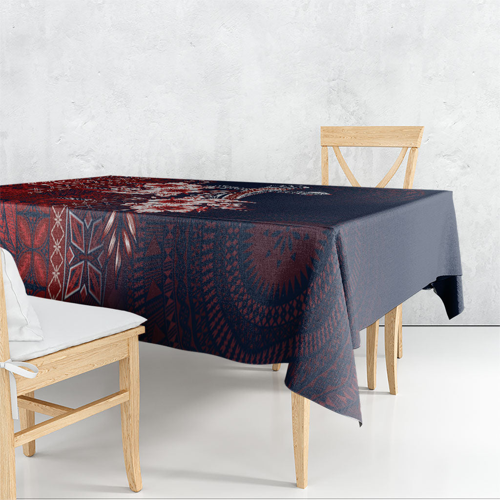 Samoa AIGA Mamanu Siapo Malu Motifs Tablecloth Flag Color