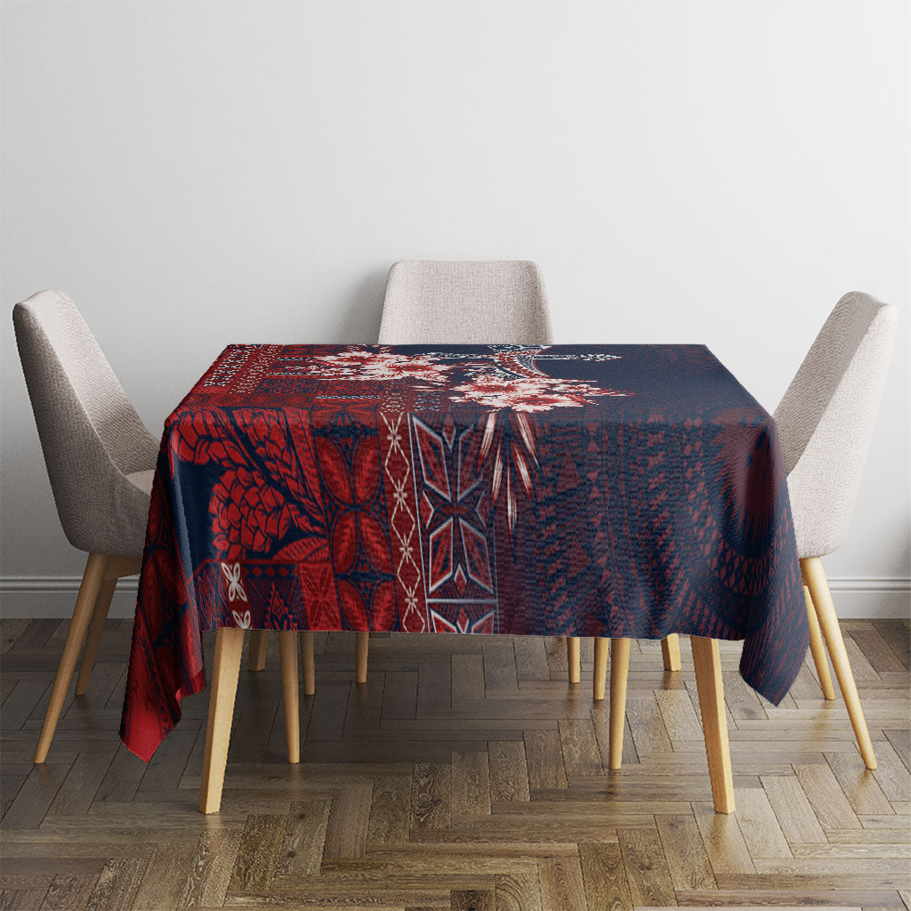 Samoa AIGA Mamanu Siapo Malu Motifs Tablecloth Flag Color