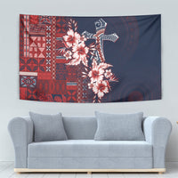 Samoa AIGA Mamanu Siapo Malu Motifs Tapestry Flag Color