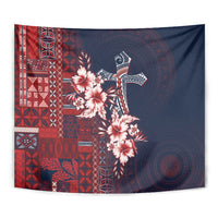 Samoa AIGA Mamanu Siapo Malu Motifs Tapestry Flag Color