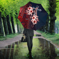 Samoa AIGA Mamanu Siapo Malu Motifs Umbrella Flag Color