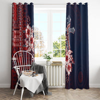 Samoa AIGA Mamanu Siapo Malu Motifs Window Curtain Flag Color