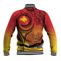Papua New Guinea 50 Years Baseball Jacket Motuan Motifs