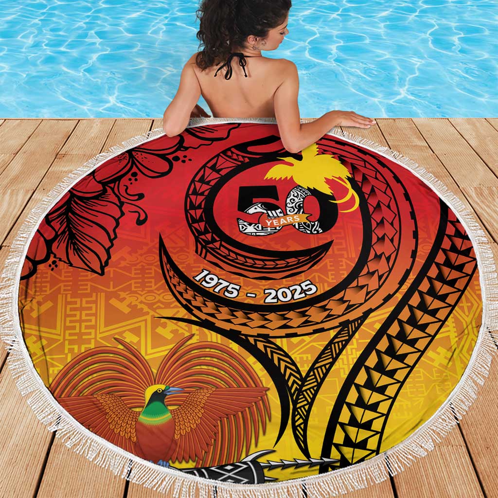 Papua New Guinea 50 Years Beach Blanket Motuan Motifs