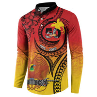 Papua New Guinea 50 Years Button Sweatshirt Motuan Motifs