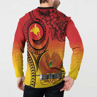 Papua New Guinea 50 Years Button Sweatshirt Motuan Motifs