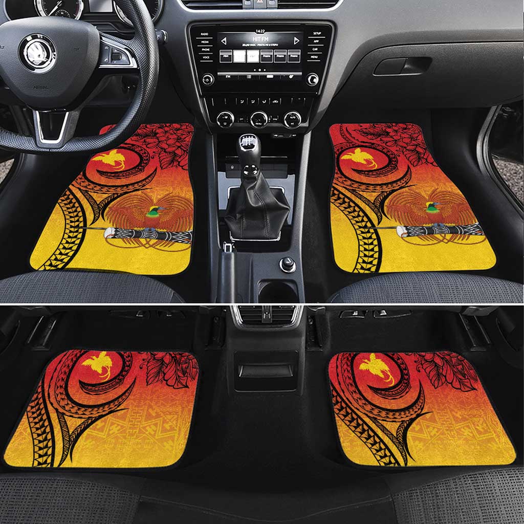 Papua New Guinea 50 Years Car Mats Motuan Motifs