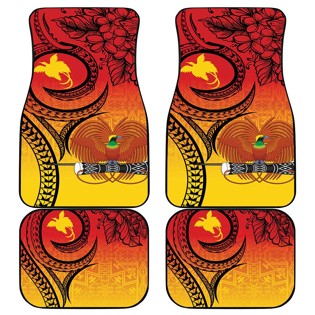 Papua New Guinea 50 Years Car Mats Motuan Motifs