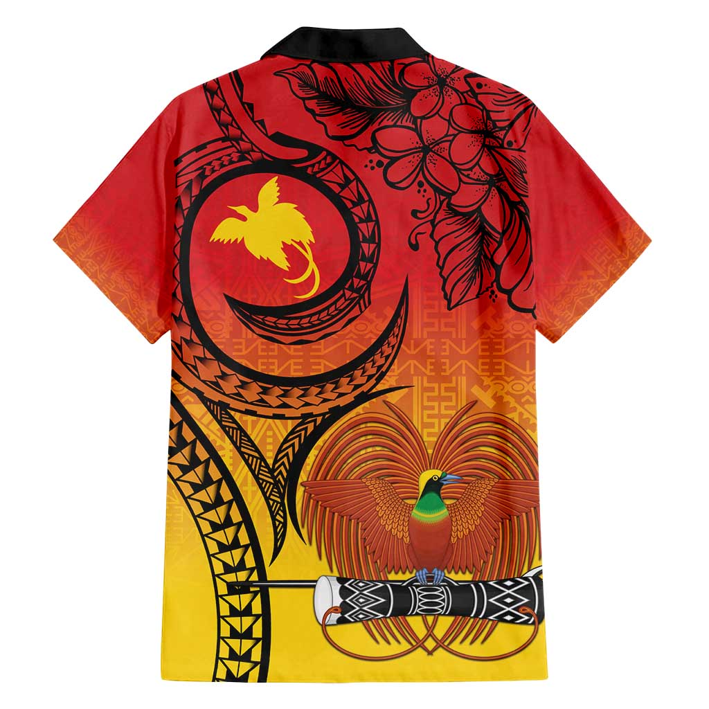 Papua New Guinea 50 Years Family Matching Tank Maxi Dress and Hawaiian Shirt Motuan Motifs