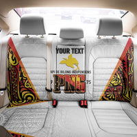 Personalized Papua New Guinea Back Car Seat Cover Hapi De bilong Indipendens PNG