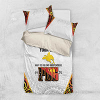 Personalized Papua New Guinea Bedding Set Hapi De bilong Indipendens PNG