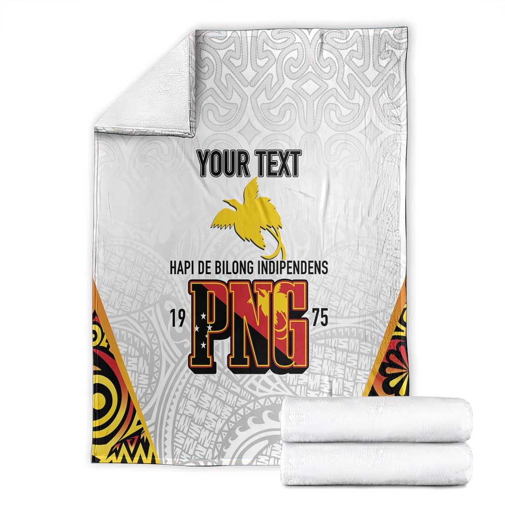 Personalized Papua New Guinea Blanket Hapi De bilong Indipendens PNG
