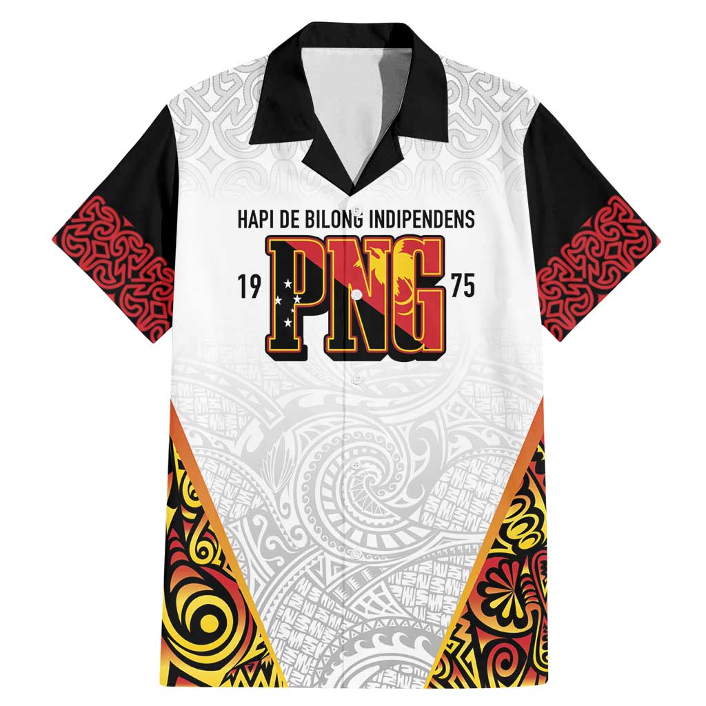 Personalized Papua New Guinea Family Matching Mermaid Dress and Hawaiian Shirt Hapi De bilong Indipendens PNG