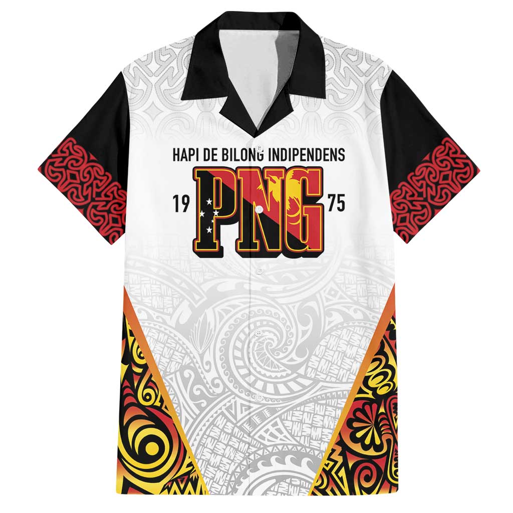 Personalized Papua New Guinea Family Matching Summer Maxi Dress and Hawaiian Shirt Hapi De bilong Indipendens PNG