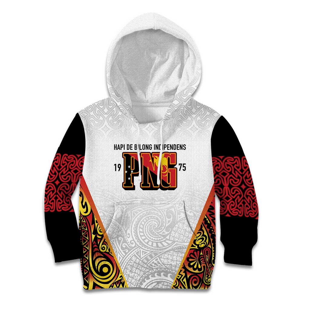 Personalized Papua New Guinea Kid Hoodie Hapi De bilong Indipendens PNG