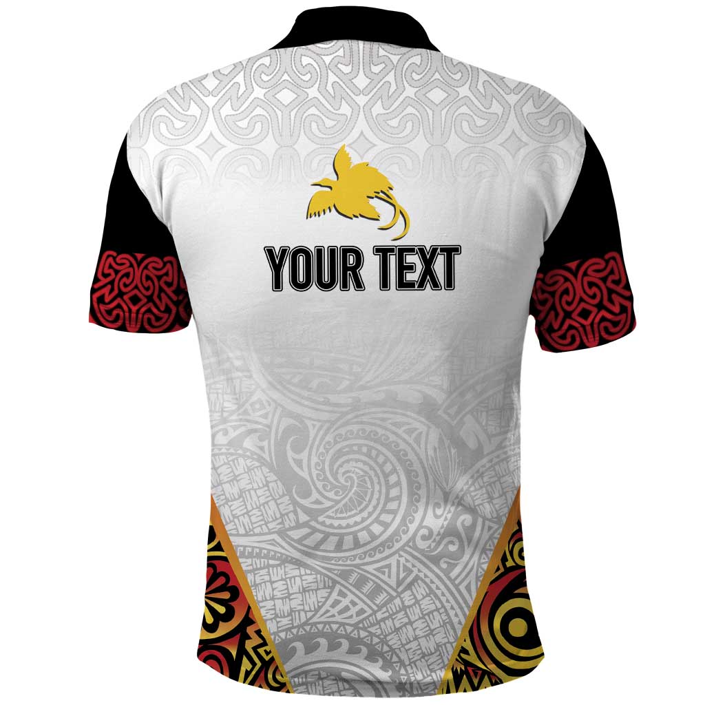 Personalized Papua New Guinea Polo Shirt Hapi De bilong Indipendens PNG