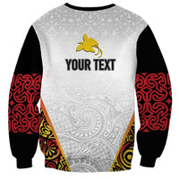Personalized Papua New Guinea Sweatshirt Hapi De bilong Indipendens PNG