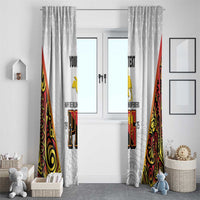 Personalized Papua New Guinea Window Curtain Hapi De bilong Indipendens PNG