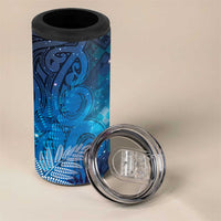 Aotearoa Taniko Matariki 4 in 1 Can Cooler Tumbler Cosmic Blue