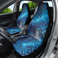 Aotearoa Taniko Matariki Car Seat Cover Cosmic Blue