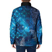 Aotearoa Taniko Matariki Padded Jacket Cosmic Blue