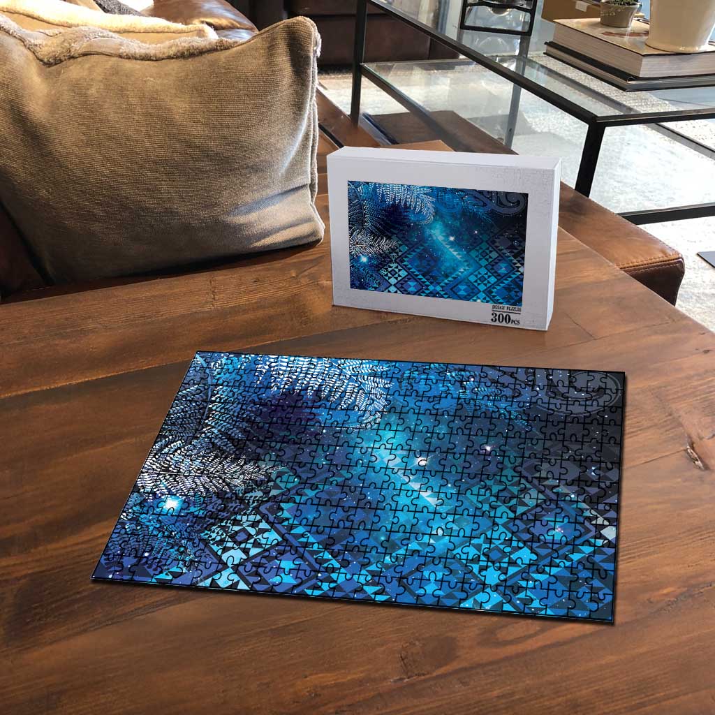 Aotearoa Taniko Matariki Puzzle Cosmic Blue