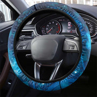 Aotearoa Taniko Matariki Steering Wheel Cover Cosmic Blue